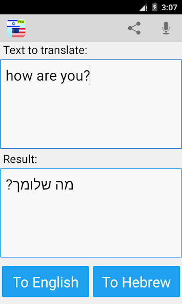 Hebrew English Translator Pro