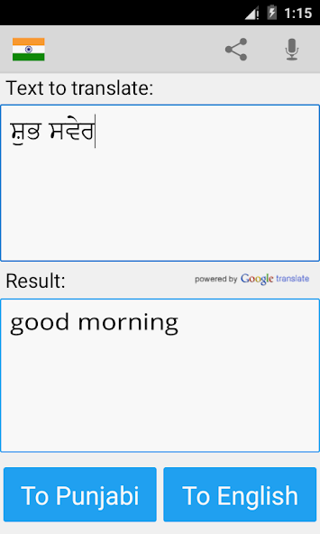 Punjabi English Translator Pro