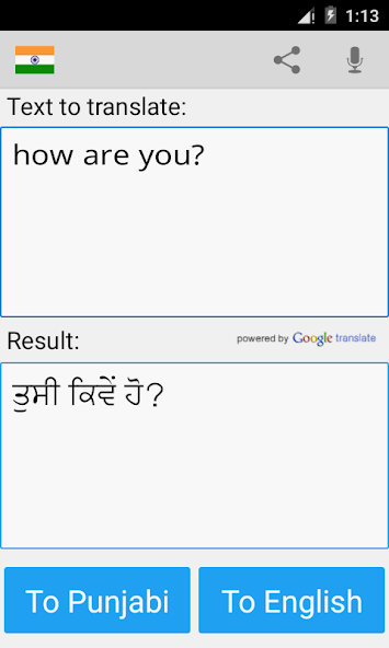 Punjabi English Translator Pro