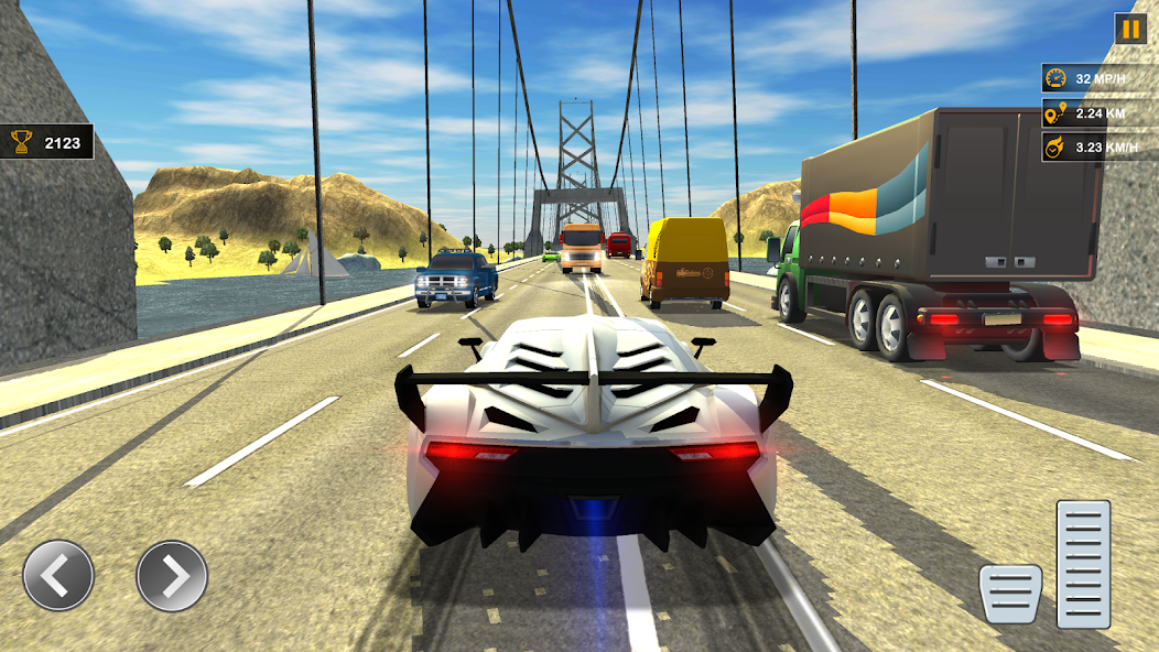 Heavy Traffic Rider Car Game 