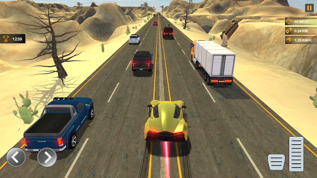 Heavy Traffic Rider Car Game 