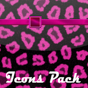 Pink Leopard Icon Pack