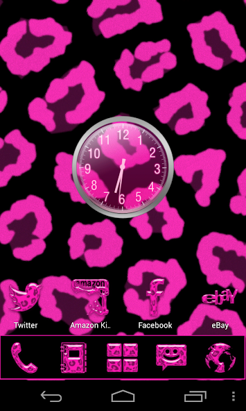 Pink Leopard Icon Pack