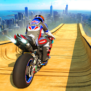 Vertical Mega Ramp Bike Stunt Racing