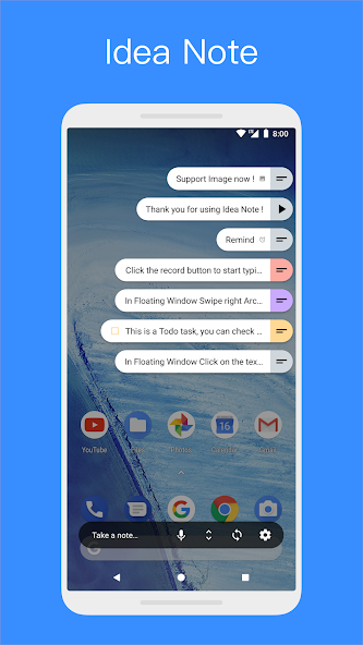 Idea Note-Floating Voice Note