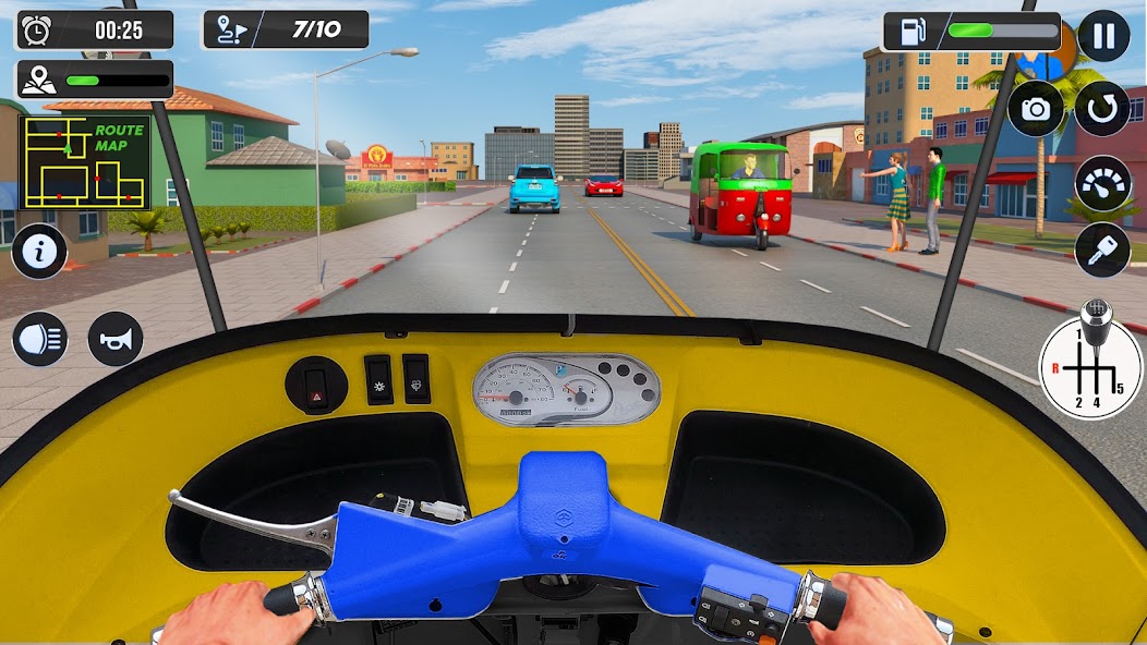 Tuk Tuk Auto Driving Games 3D