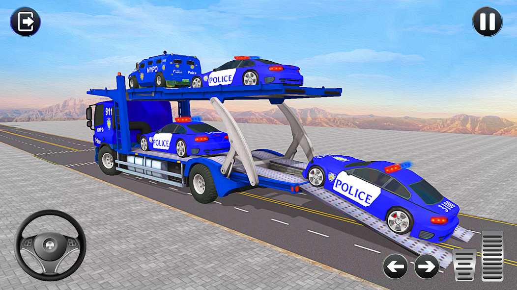 Grand Police Transport Truck 