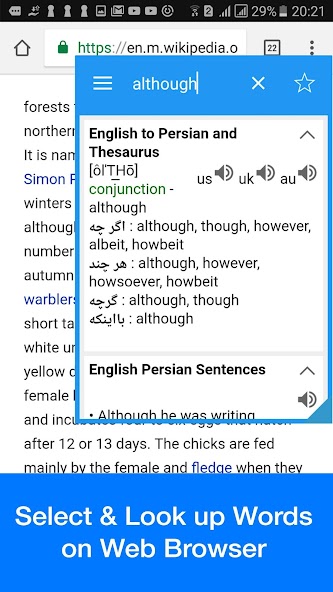 Persian Dictionary - Dict Box