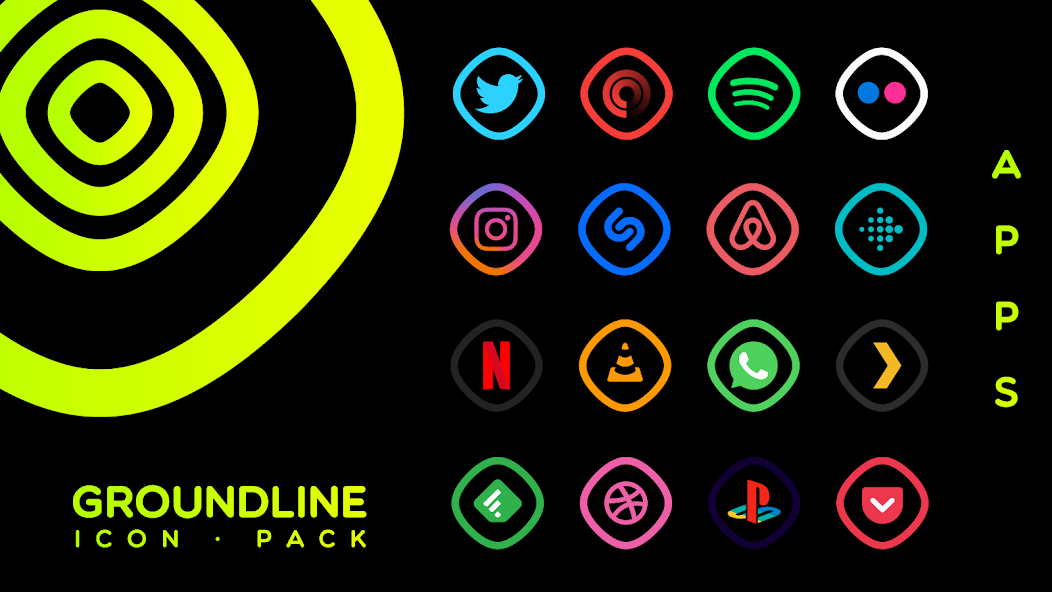 Groundline Icon Pack