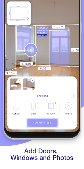 AR Plan 3D Tape Measure, Ruler