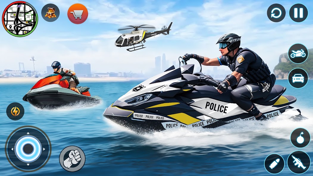 Police Thief Games: Cop Sim