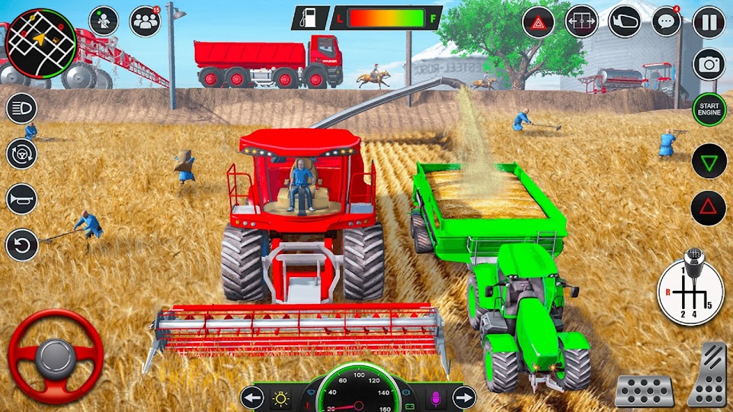 Indian Farming Tractor Game 3D