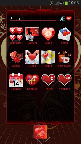 Next Launcher Valentines Theme