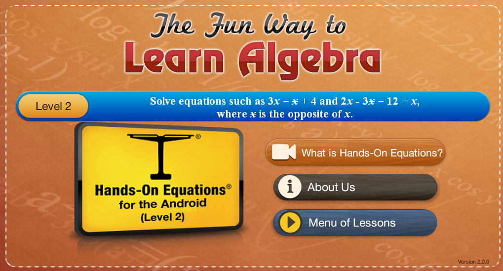 Hands-On Equations 2