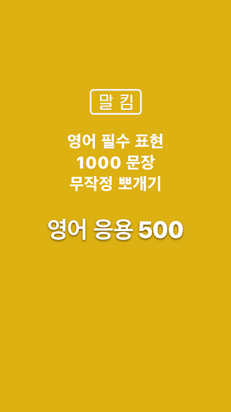 말킴의 영어회화 응용500