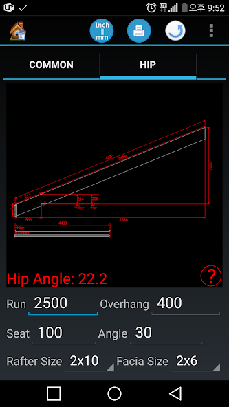 Graphical Framing Calculator