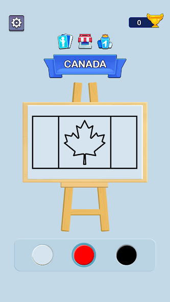 Draw The Flag: Geo Coloring