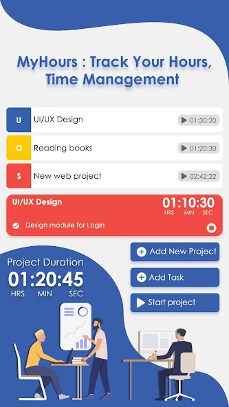 MyHours : Track Your Hours, Ti