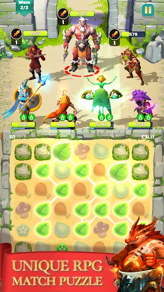 Match & Slash: Fantasy RPG Puz 