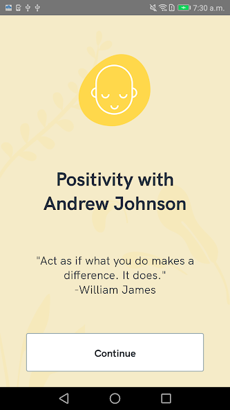 Positivity with Andrew Johnson