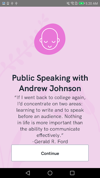 Public Speaking with Andrew Jo