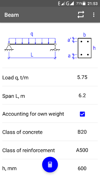 Concrete beam