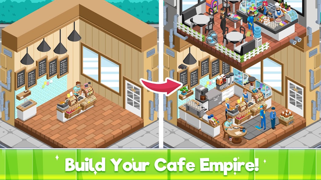 Idle Cafe Tycoon: Coffee Shop 