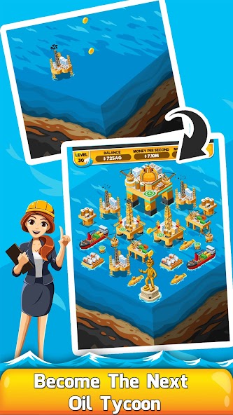 Oil Tycoon 2: Idle Miner Game 