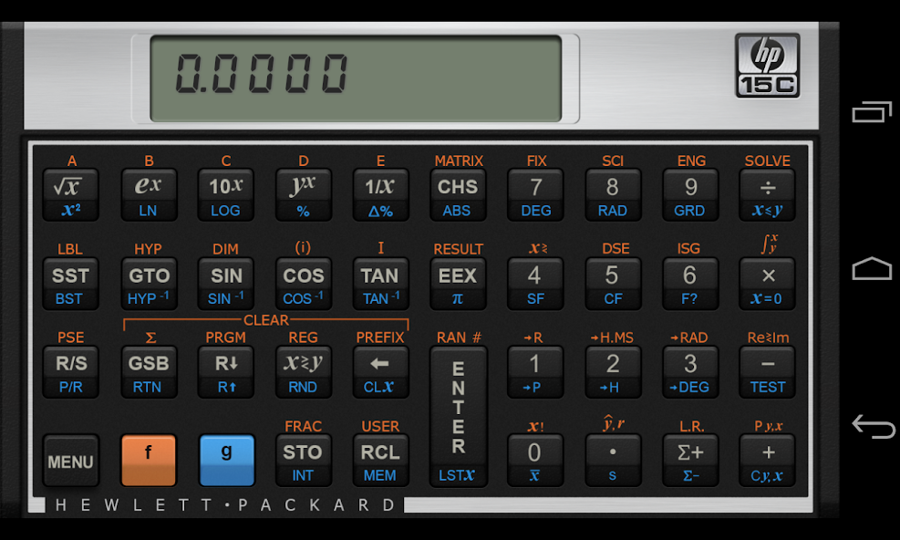 HP 15C Scientific Calculator