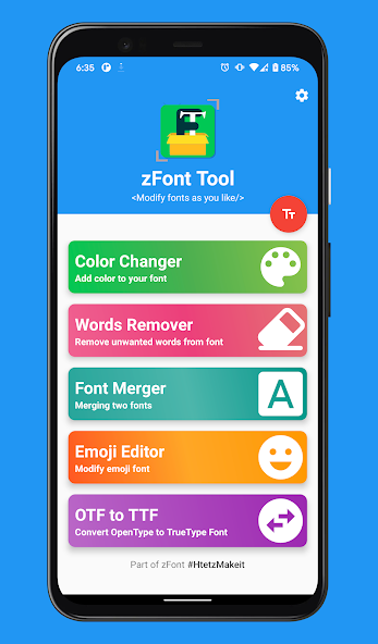 zFont Tool - Android Font Tool