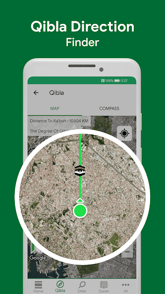 Muslim: Prayer Times, Qibla