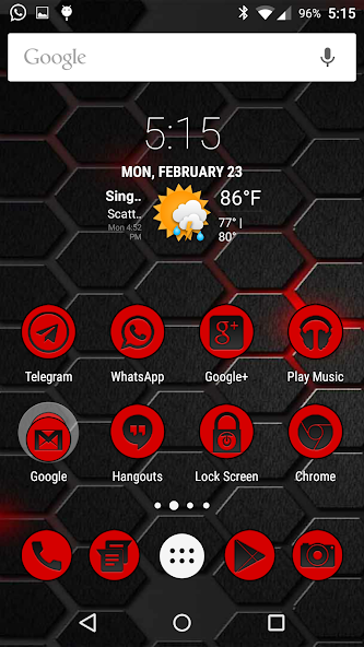 CirculoRojo Icons CM&Launchers