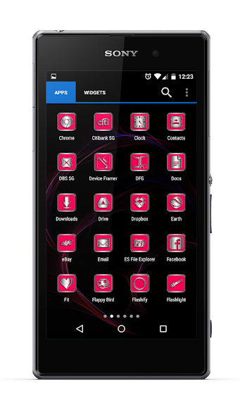 SteelPink for Most Launchers