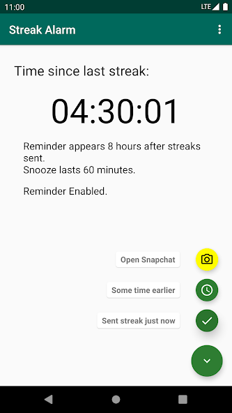 Streak Alarm for Snapchat