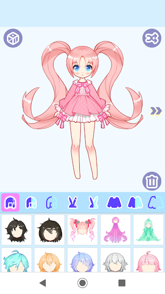 Anime Dress Up: Cute Anime Gir