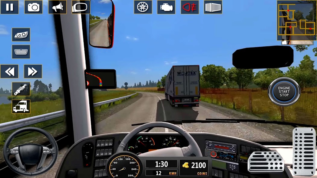 Euro Bus Driving Games Sim 3D 