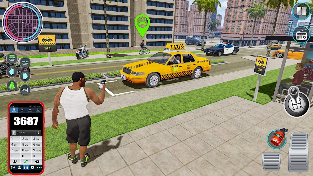 City Taxi Driving: Taxi Games 