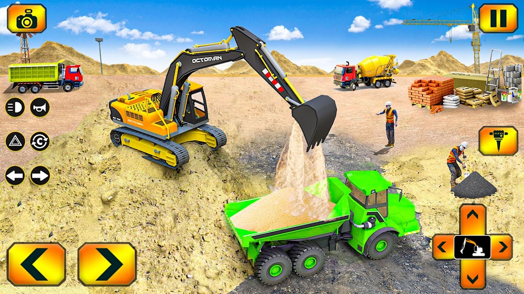 Sand Excavator Simulator Games 