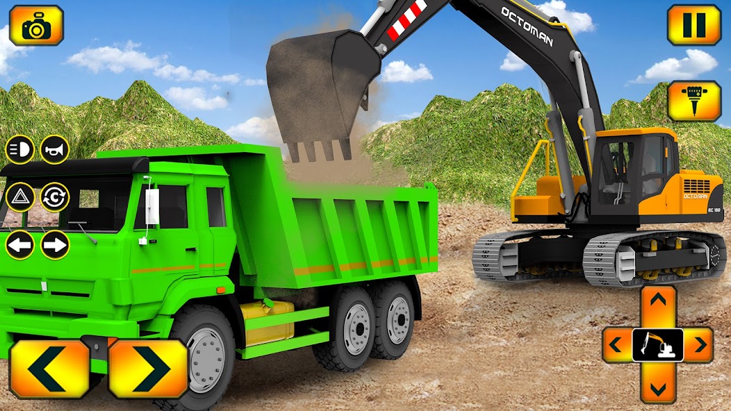 Sand Excavator Simulator Games 