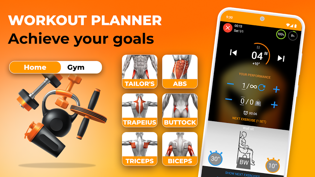 Workout Planner & Gym Trainer