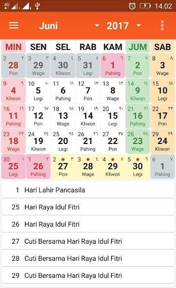 INOCHI Indonesian Calendar Pro