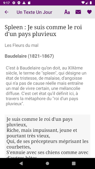 Un Texte Un Jour