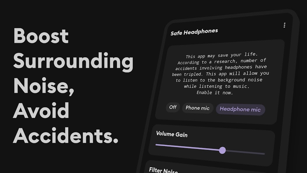 Safe Headphones: hear clearly