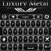 Luxury Metal Go Keyboard theme