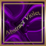 Abstract Violet Go SMS theme