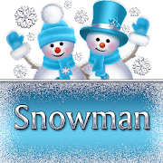 Snowman Go SMS theme