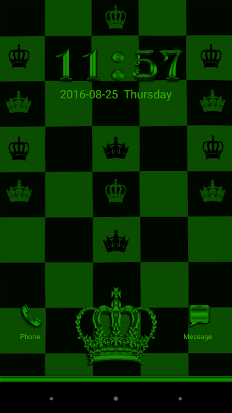 Green Chess Crown Go Locker