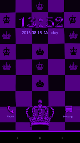 Purple Chess Crown Go Locker