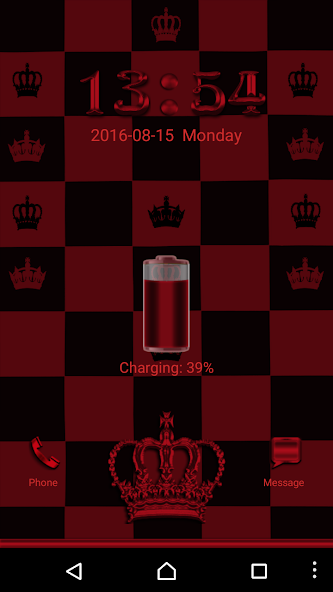 Red Chess Crown Go Locker