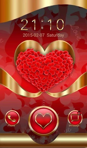 Heart Valentine Go Locker theme